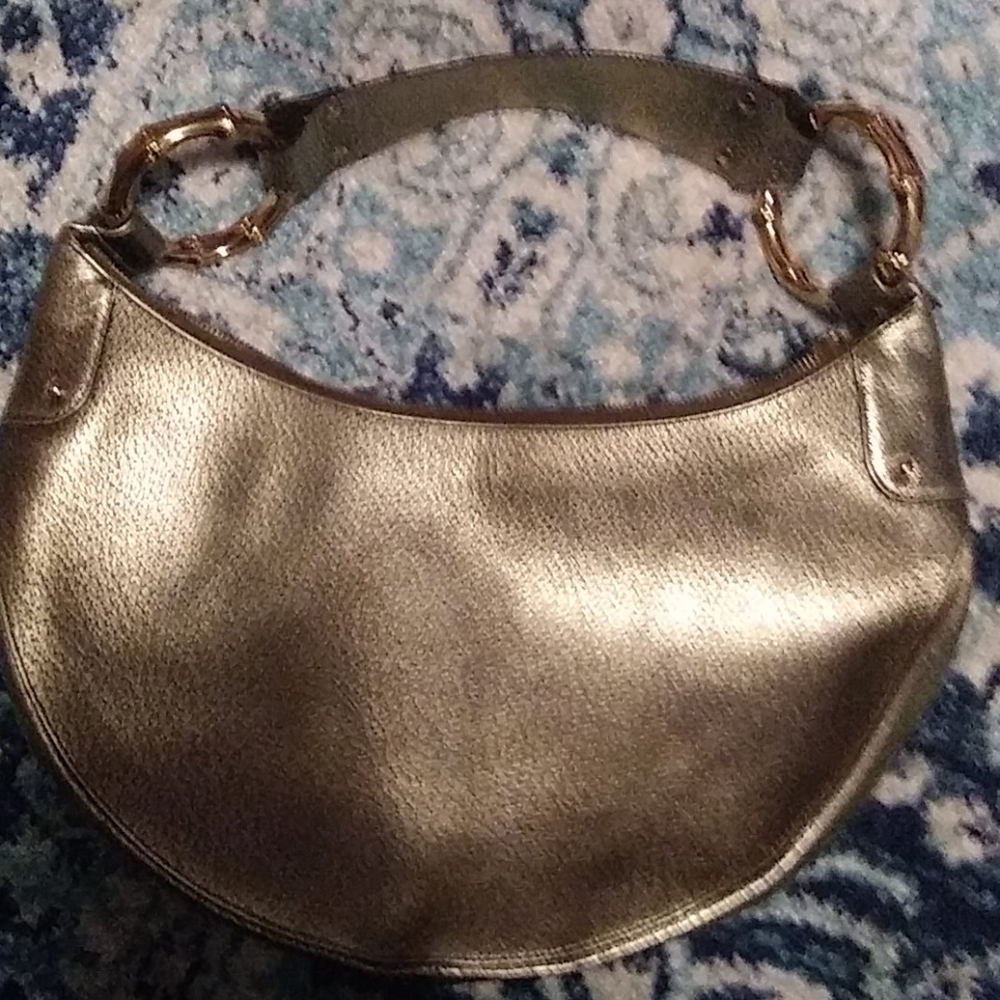 Gucci gold ring hobo